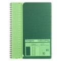 Comix Diamond Translucent PP Cover Dot Grid Spiral Bound Notebook